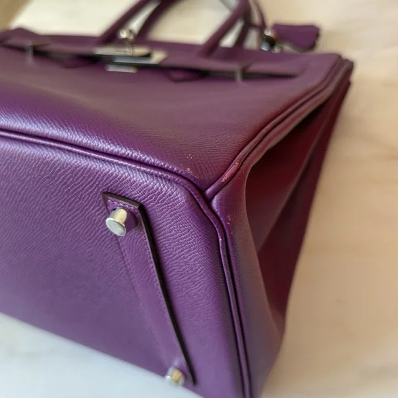 Hermès Birkin 35 handbag in Anemone Epsom! - Picture 10 of 17